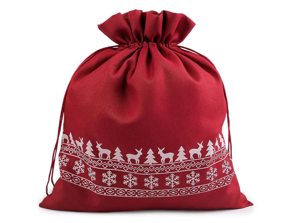 Image d’un sac cadeau de Noël 30 × 35 cm – disponible en ligne chez Šarlotes audumi