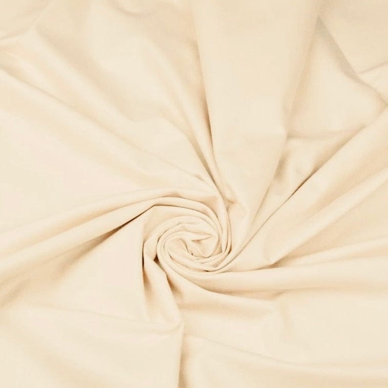 100% Cotton fabric - beige 125 g/m²