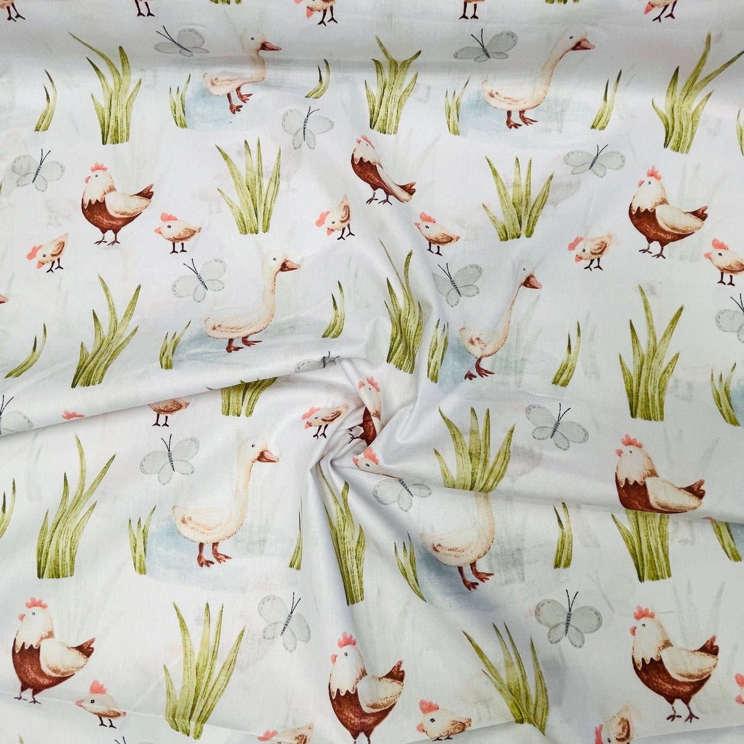 100% Cotton Fabric - Chicks 125 g/m²