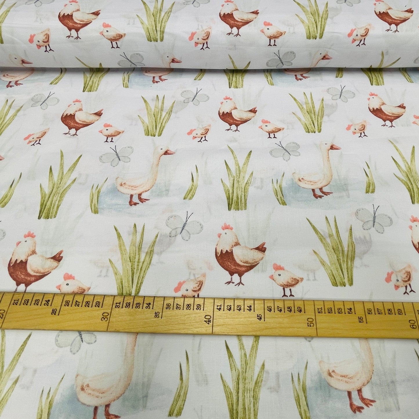 100% Cotton fabric-chicks 125 g/m²