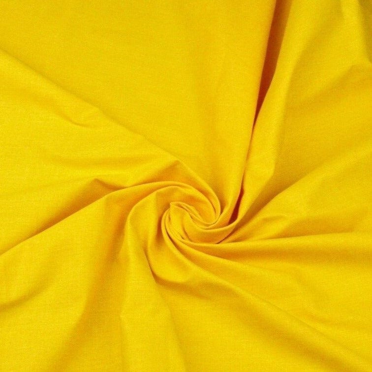 100% Cotton fabric-yellow 125 g/m²