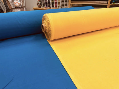 100% Baumwollstoff - gelb 220cm 146 g/m²