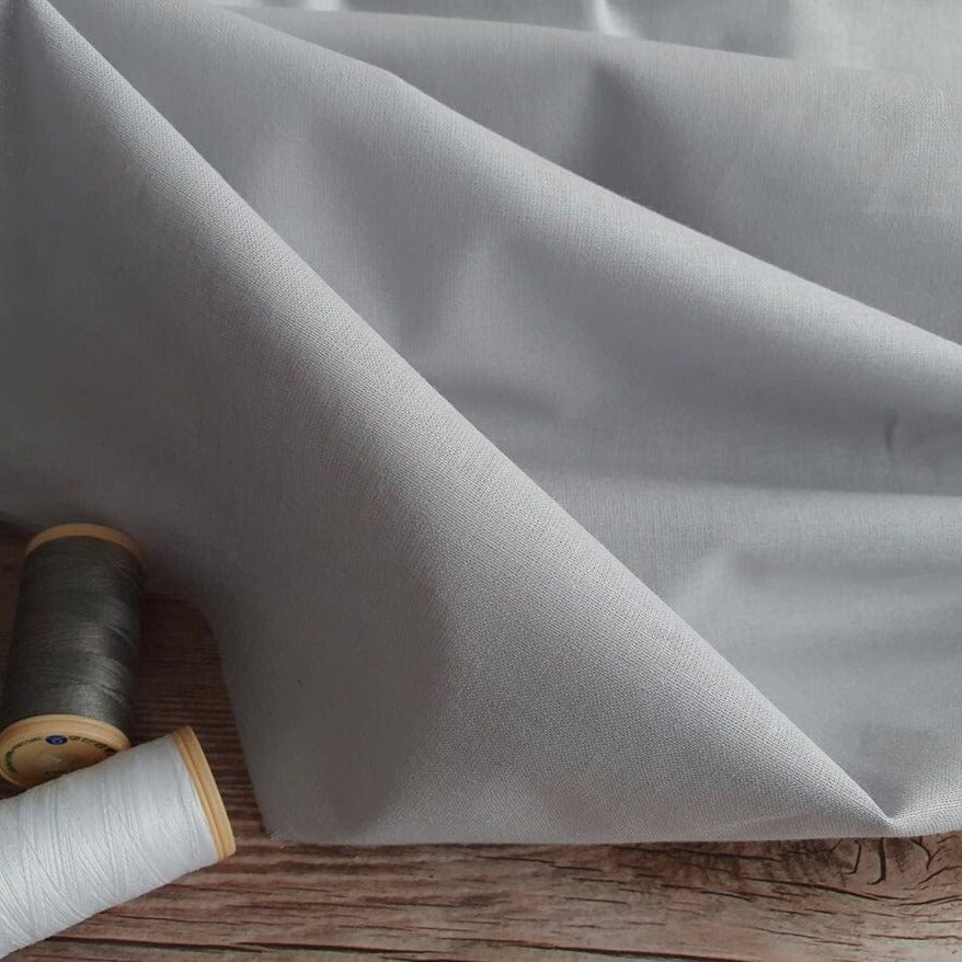100% Cotton Fabric-Light Gray 125 g/m²