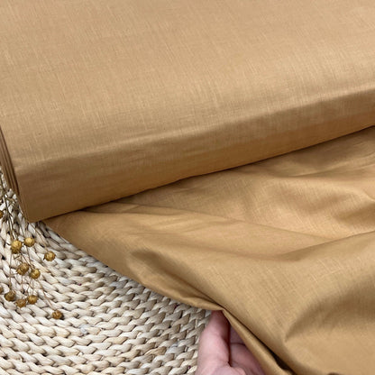 100% Cotton fabric-caramel 125 g/m²