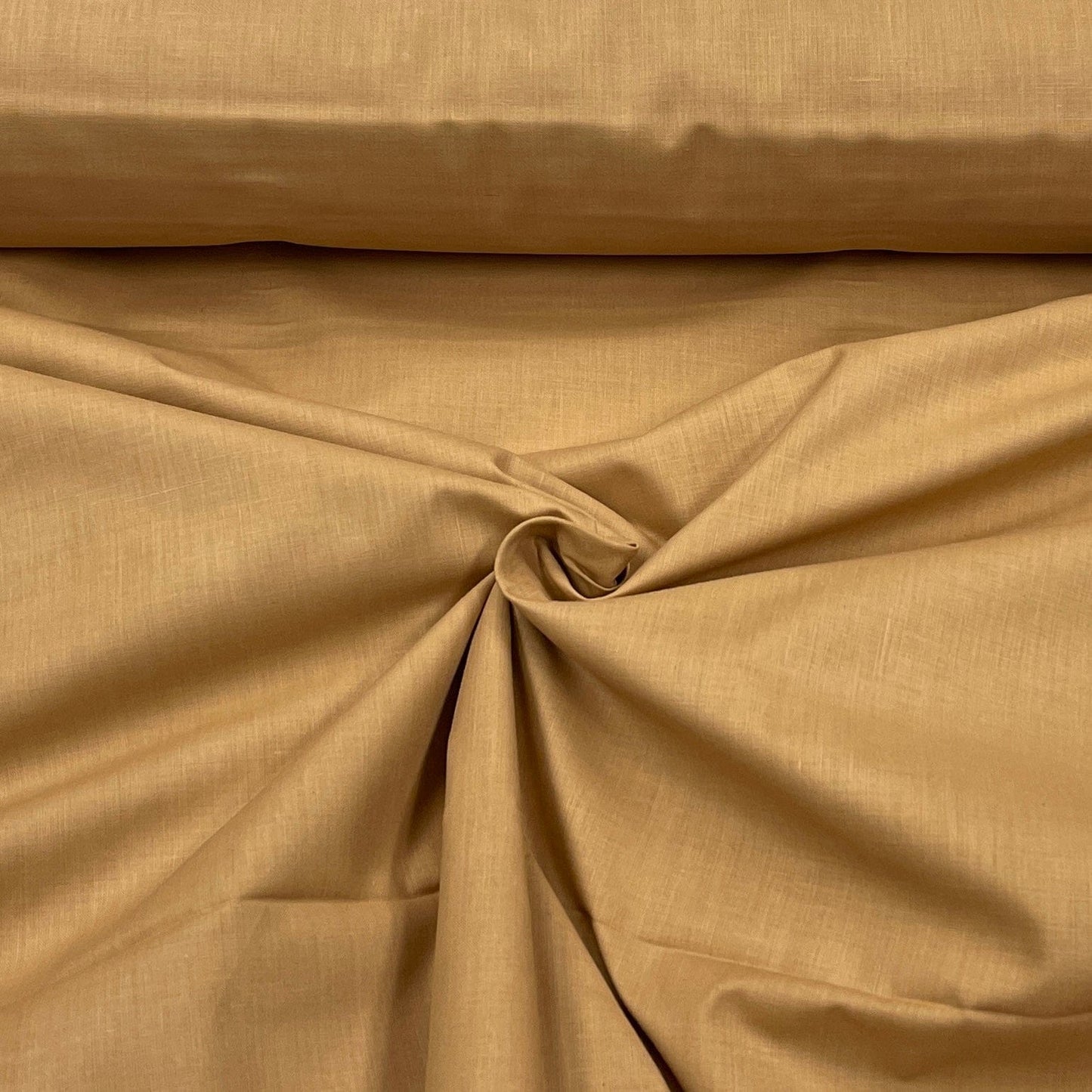 100% cotton fabric - caramel 125 g/m²