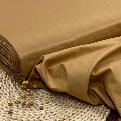 100% Cotton fabric-caramel 125 g/m²