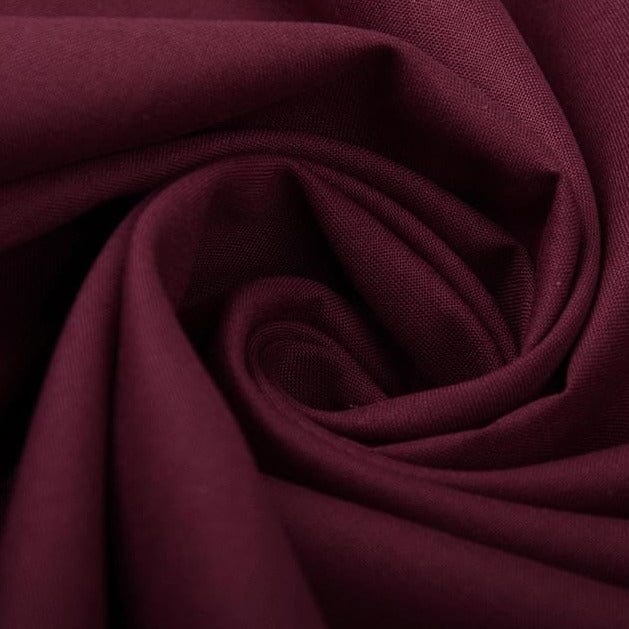 100% cotton fabric, carmine red 125 g/m²