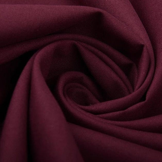 Tissu 100 % coton, cramoisi, 125 g/m²