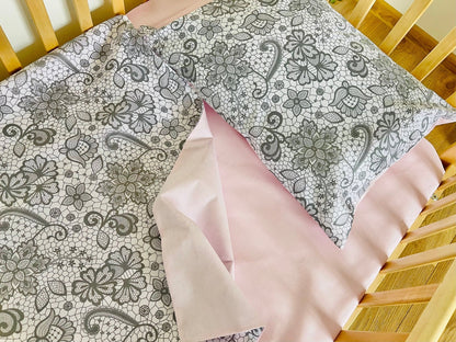 100% Cotton fabric-soft pink 125 g/m²