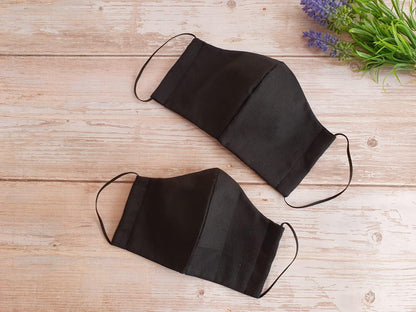 100% Baumwollstoff - schwarz 220cm 146 g/m²