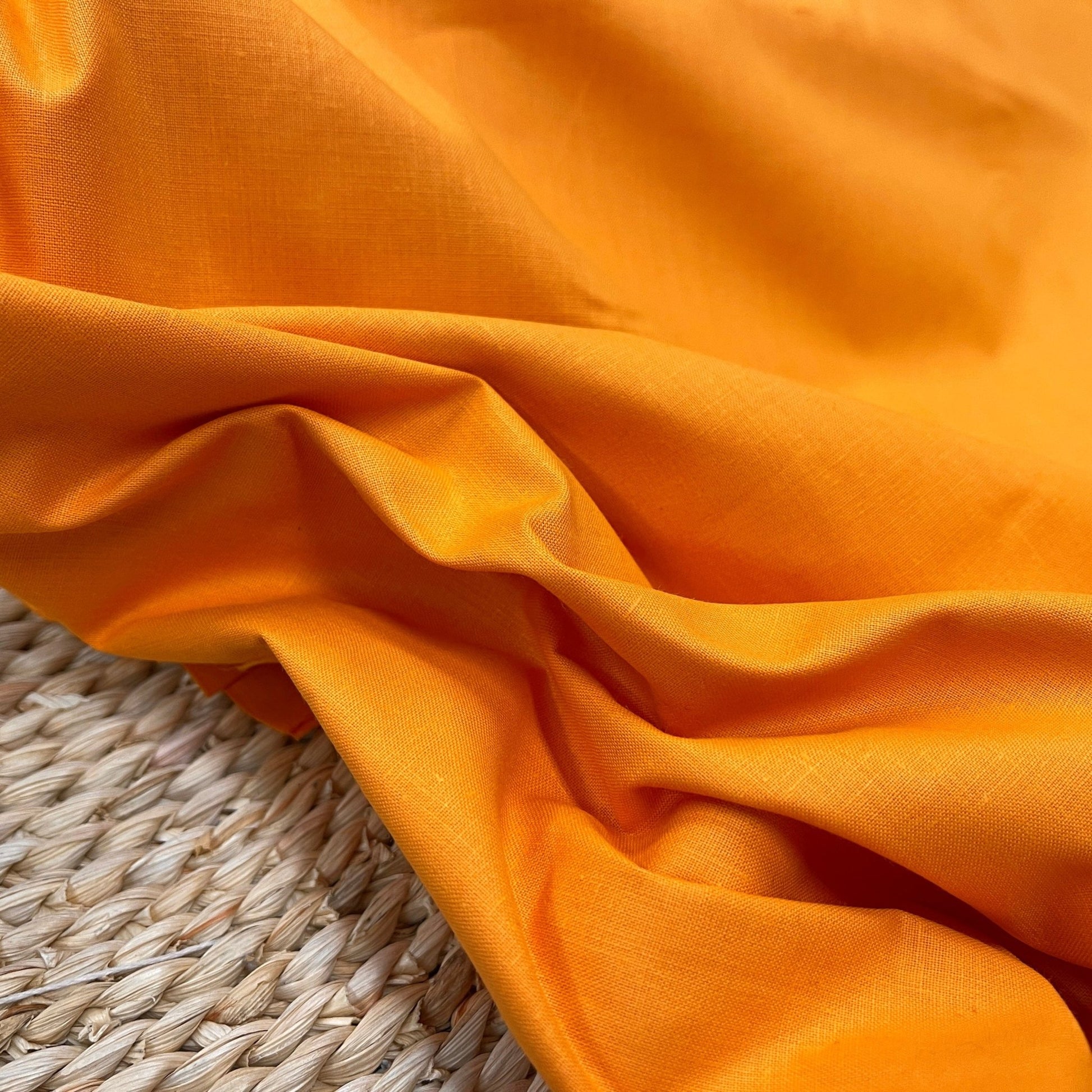 100% cotton fabric-orange 125 g/m²