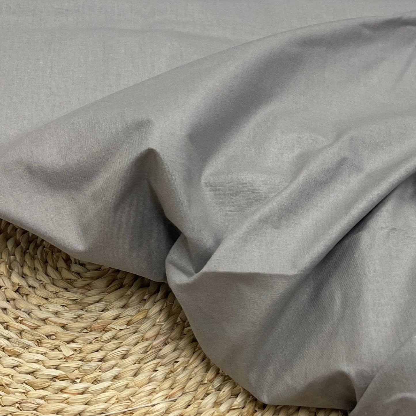 100% Cotton fabric-ash gray 125 g/m²