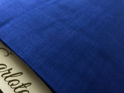 100% Baumwollstoff - kornblumenblau 125 g/m²