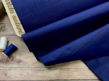 100 % Baumwollstoff, kornblumenblau 125 g/m²