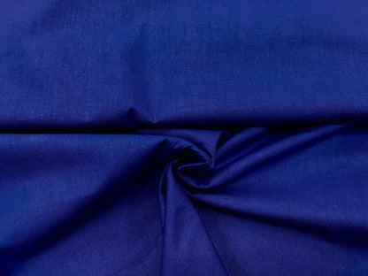 100% Baumwollstoff, kornblumenblau 125 g/m²
