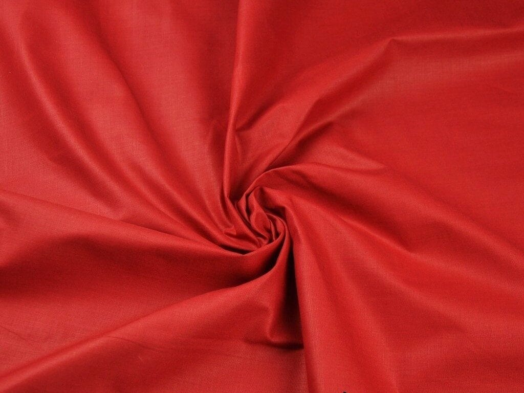 100% Cotton fabric-red 125 g/m²