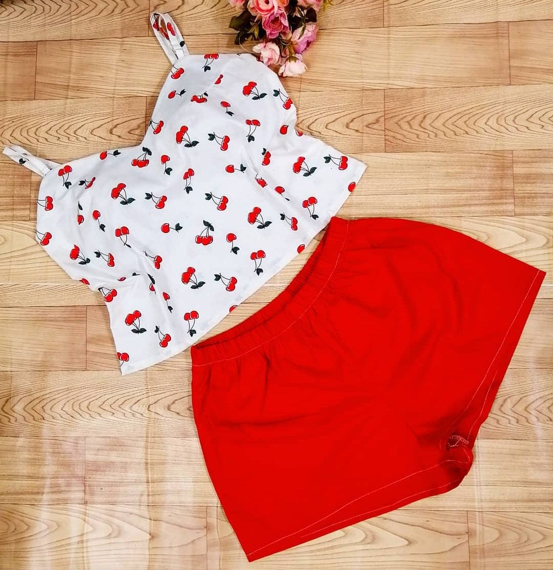 100% cotton fabric-red 125 g/m²