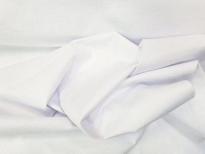 100% cotton fabric-snow white 125 g/m²