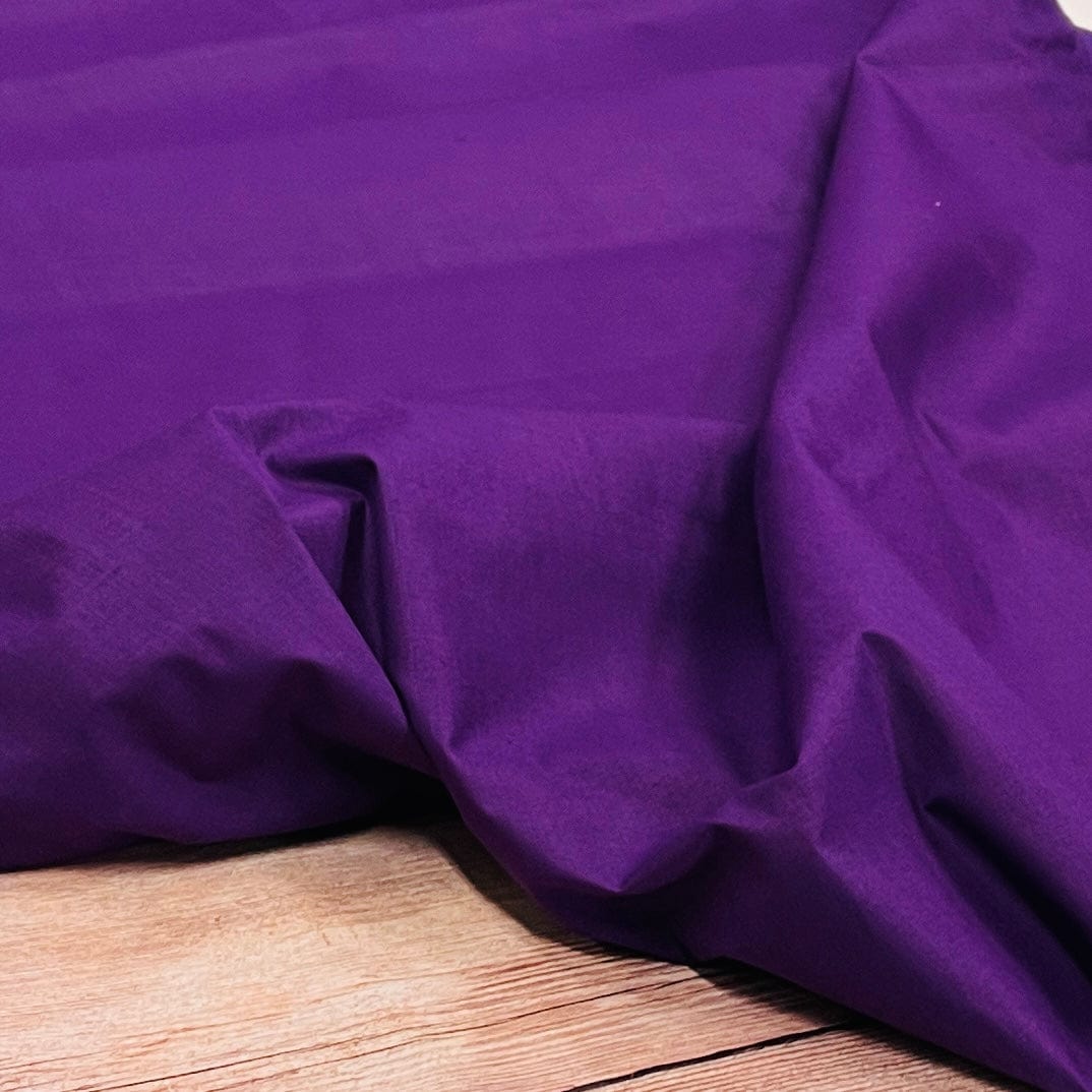 100% Baumwollstoff – dunkelviolett 125 g/m²