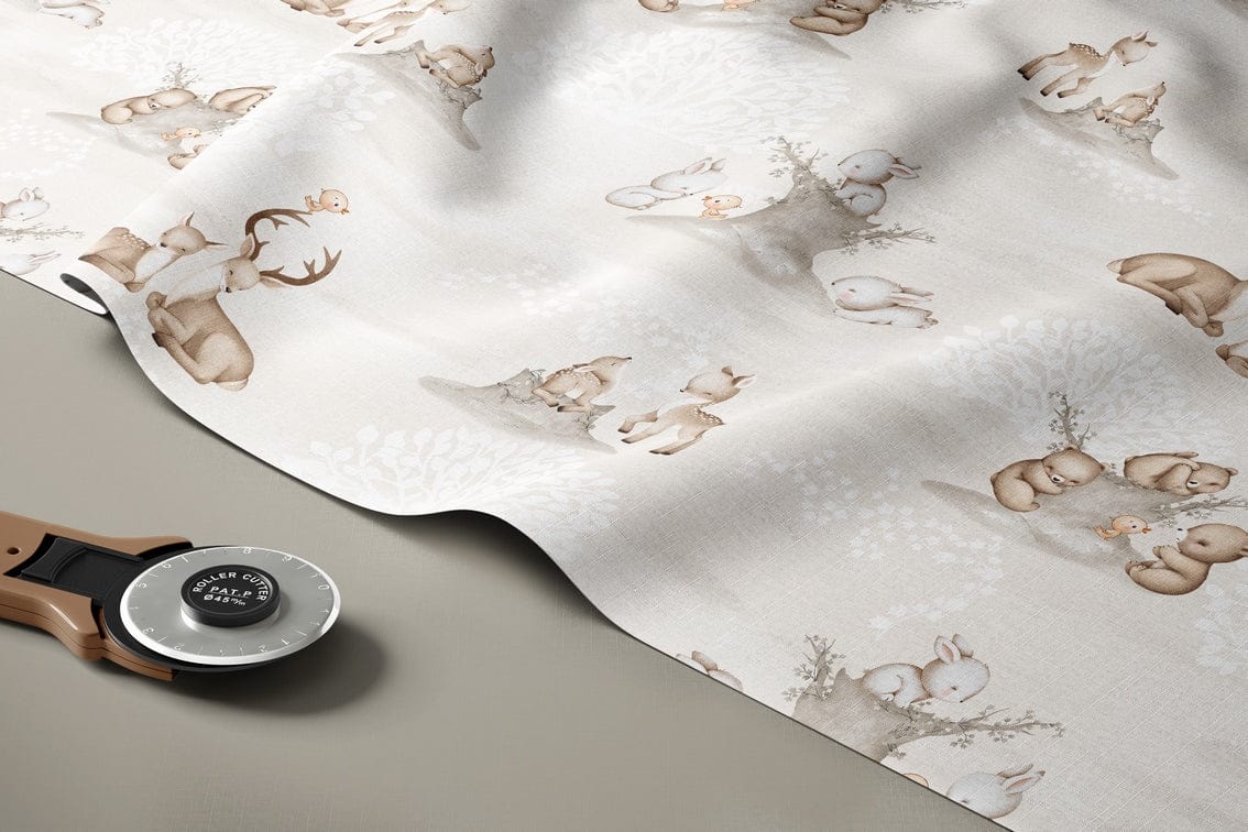 alt
100% Cotton fabric - animals by the stump 125 g/m²