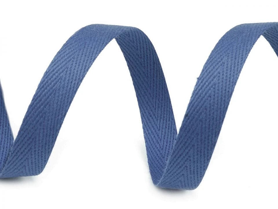 100% Cotton tape 10 mm-blue