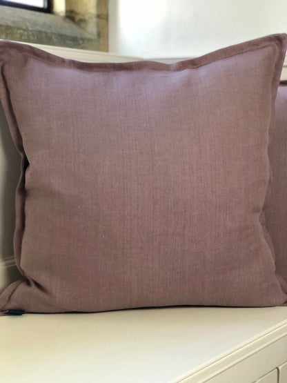 100 % Leinenstoff, rauchiger Pflaumenton (Mauve) 240 g/m²