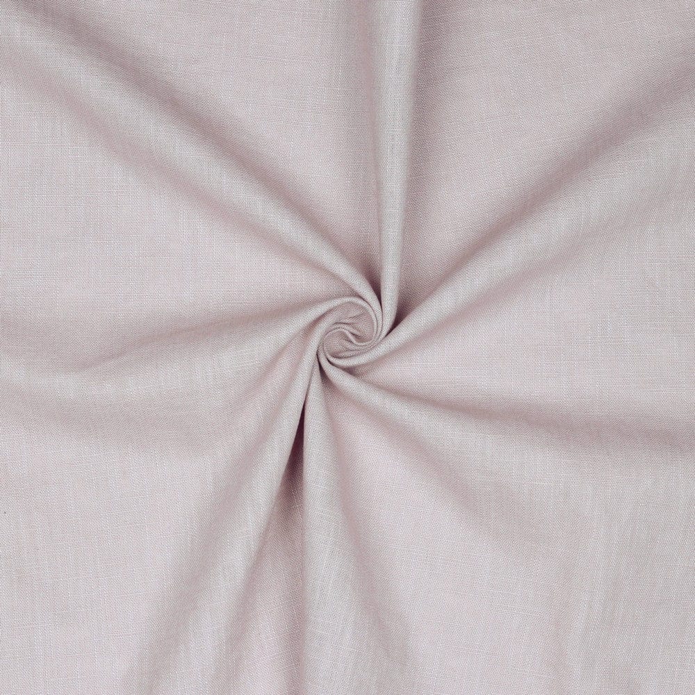 100% Leinen, Stoff in Puderrosa, 230 g/m²