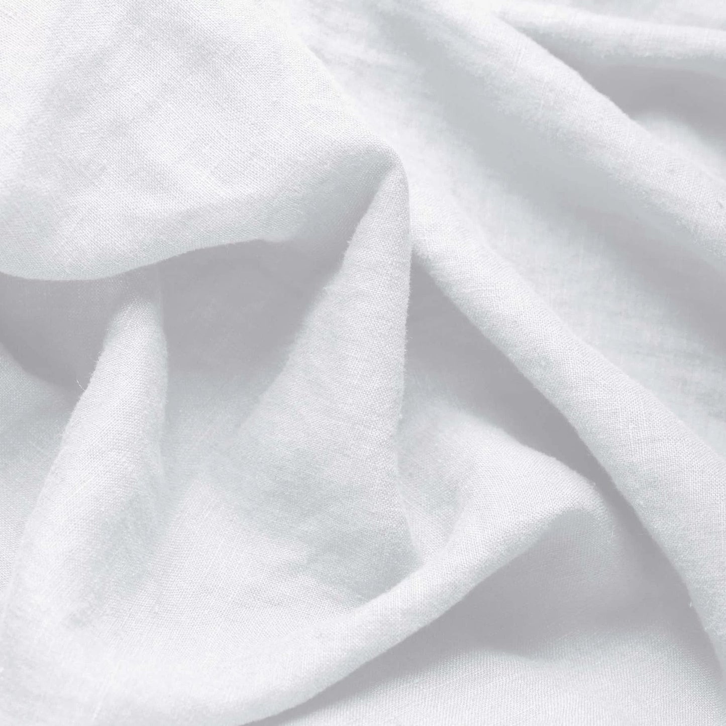 100% weiches, weißes Leinen 165 g/m²
