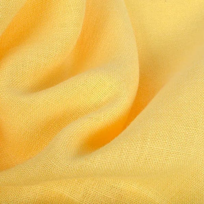100 % weich gewaschenes Leinen, zitronengelb, 205 g/m²