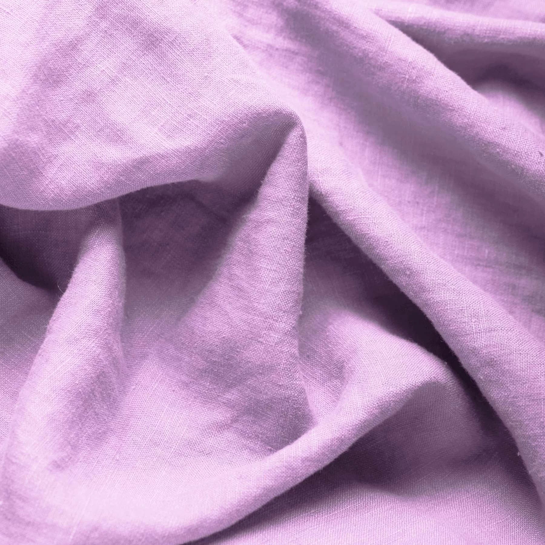 100 % weiches Leinen, helllila, 165 g/m²