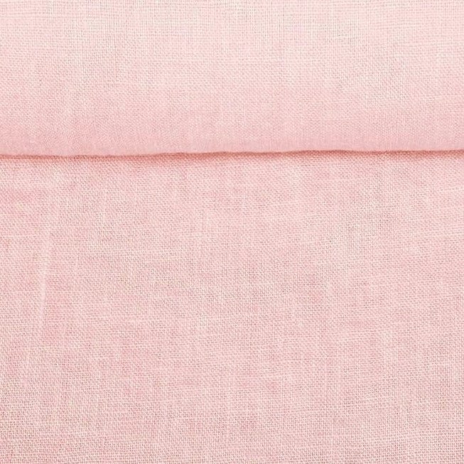 100% Softened linen-light pink 205 g/m²