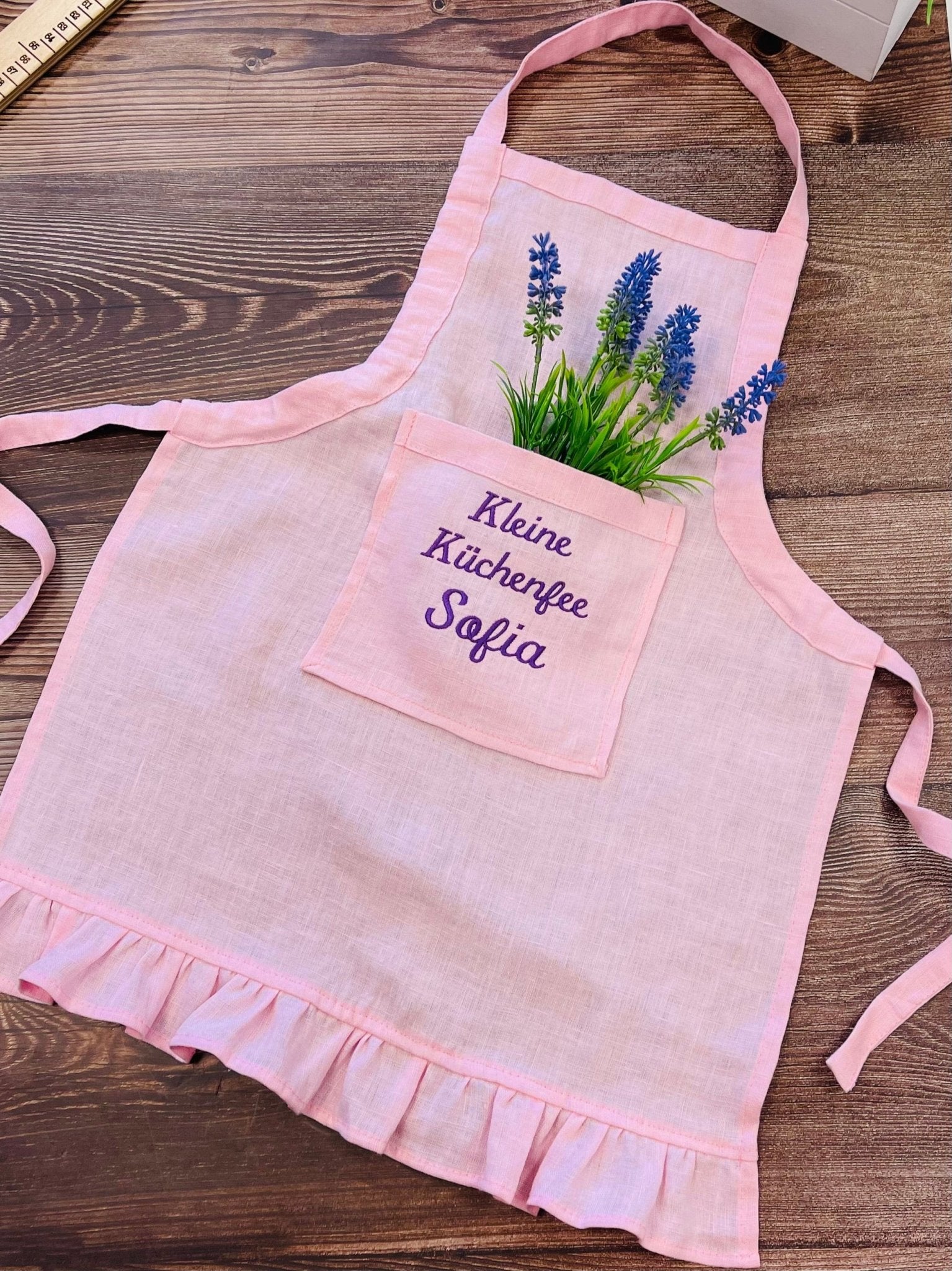 Softened linen, light pink 205 g/m²