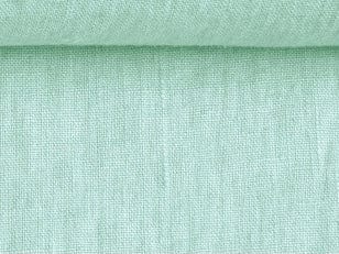 100% Softened linen-mint 205 g/m²