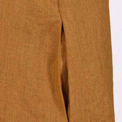 100 % weichgemachtes Leinen in Salzkaramell, 205 g/m²