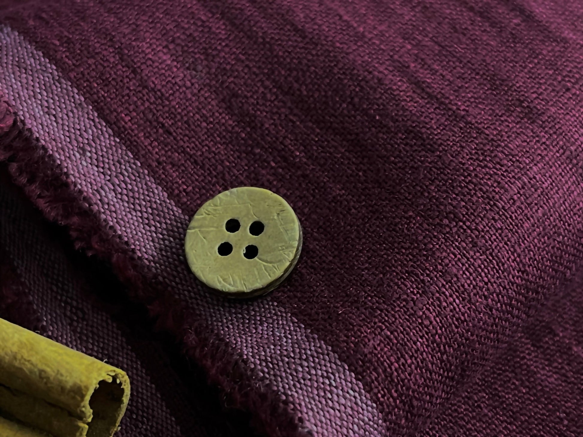 100% softened linen, wine-colored, 205 g/m²
