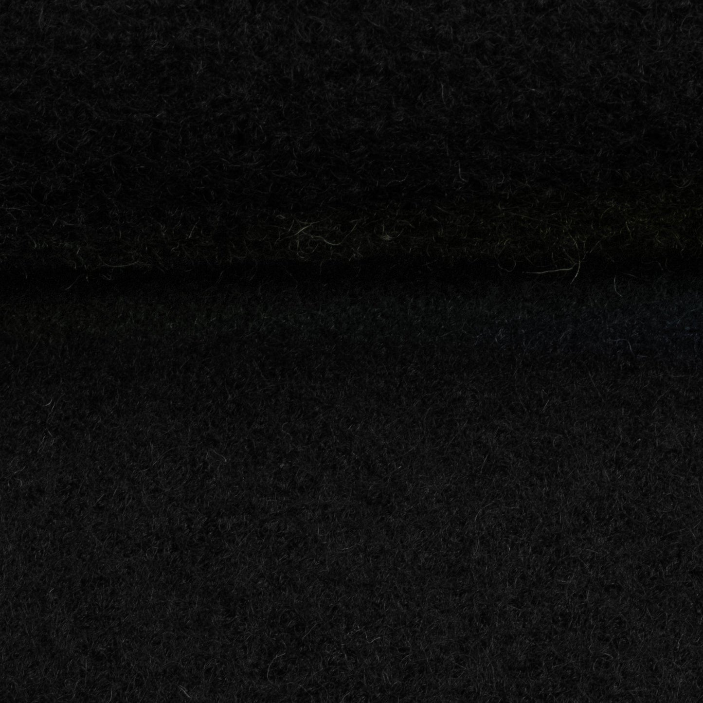 100% Wollstoff – Schwarz 385 g/m²