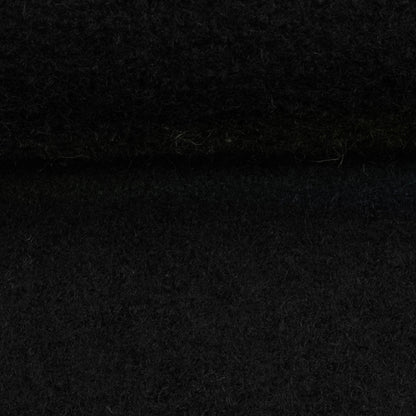 100% Wollstoff – Schwarz 385 g/m²