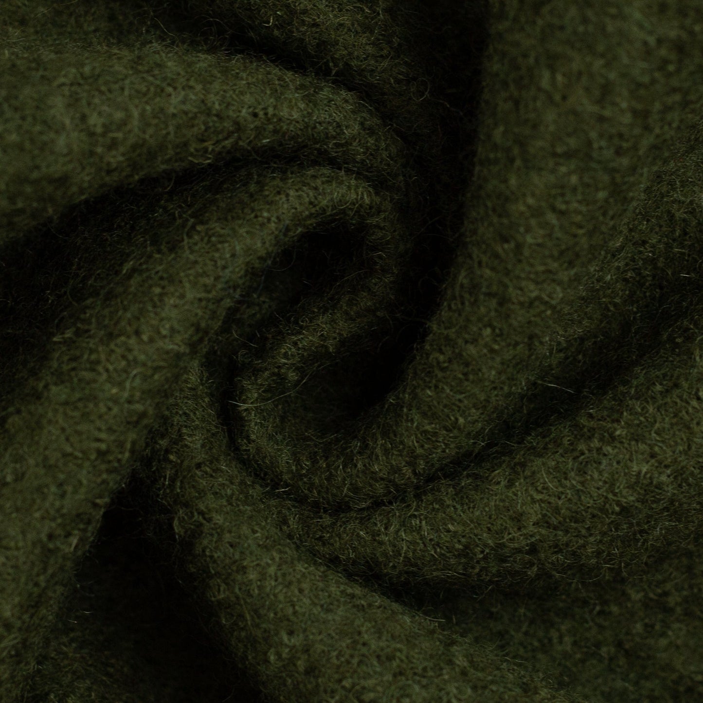 100% Wollstoff – Waldgrün 385 g/m²