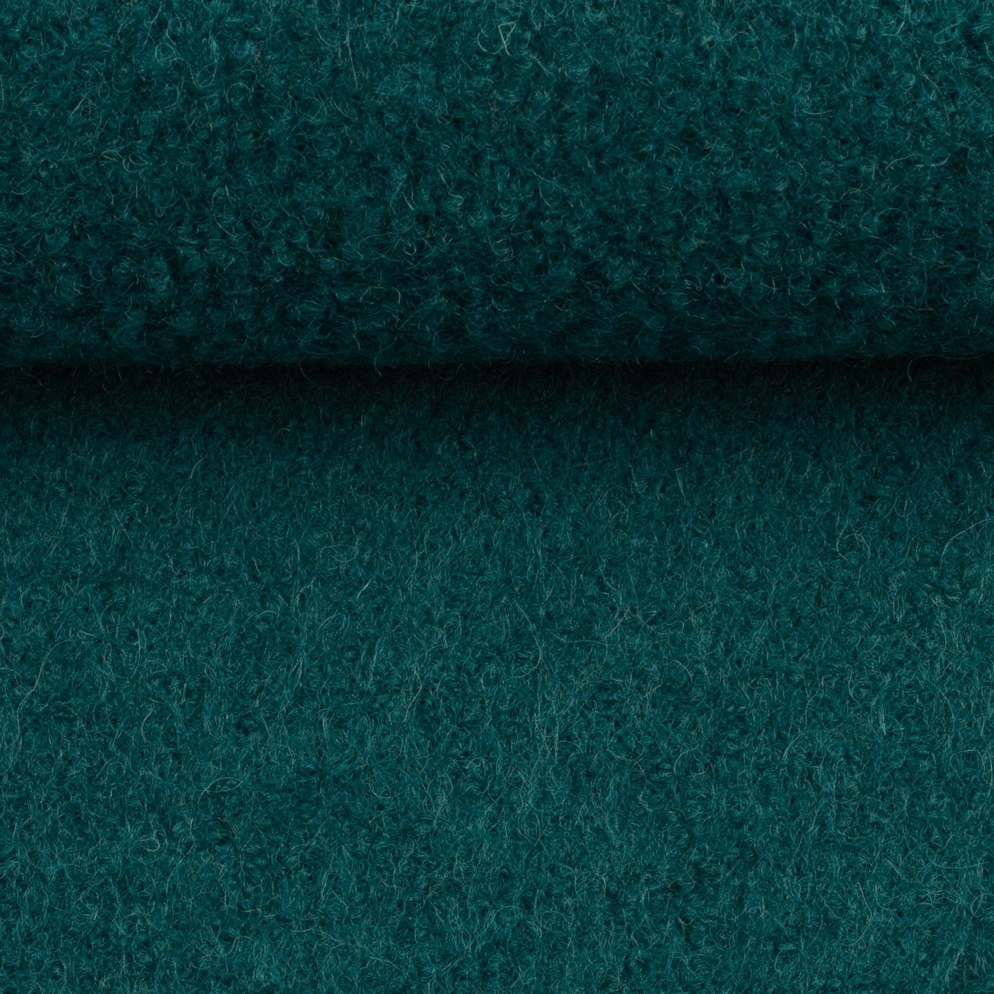 100 % Wollstoff in Petrol, 385 g/m²