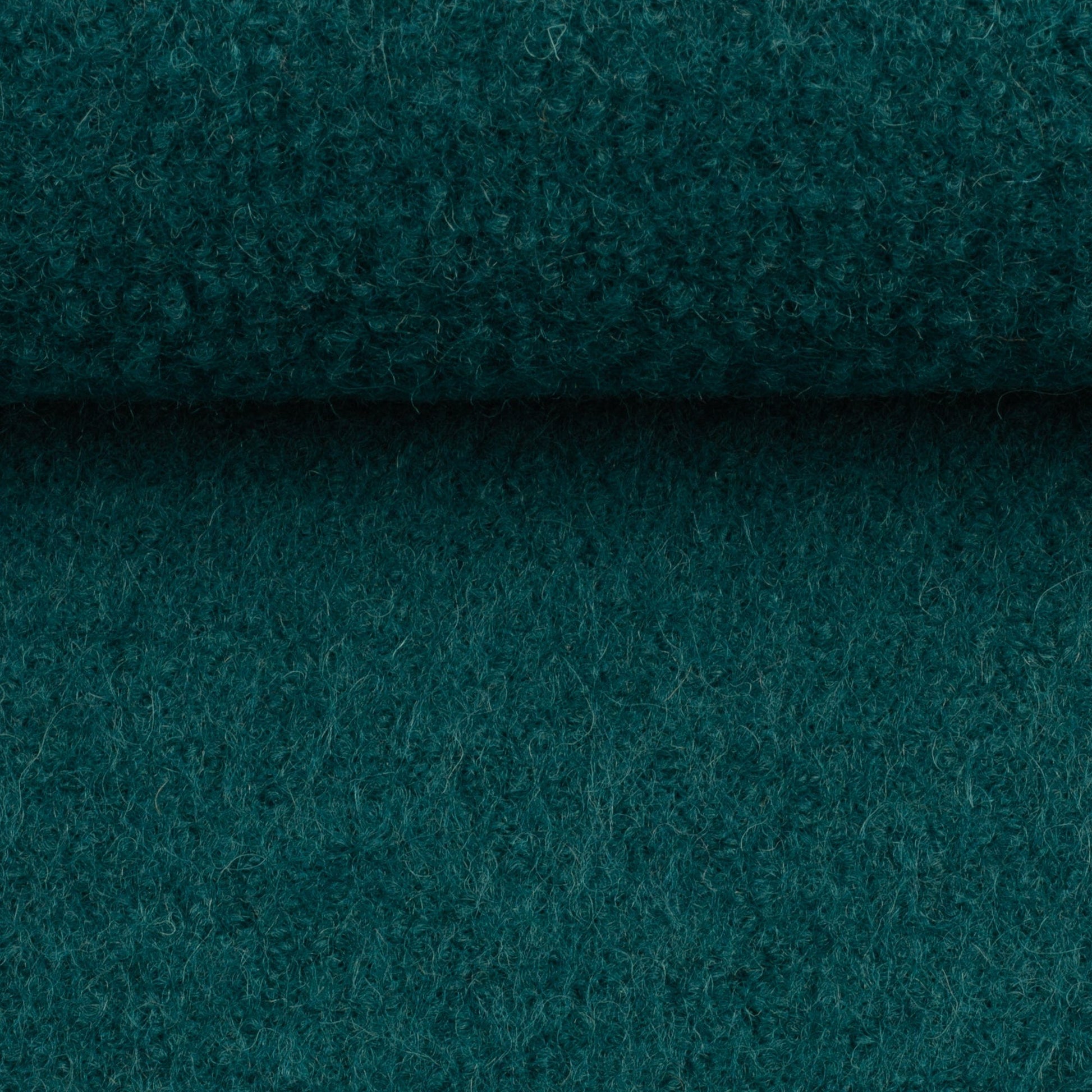 100 % Wollstoff in Petrol, 385 g/m²