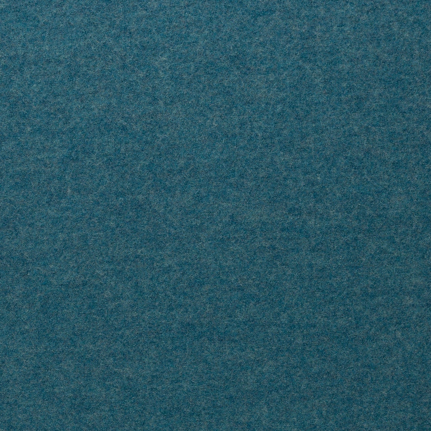100% Wollstoff, petrolmeliert, 385 g/m²