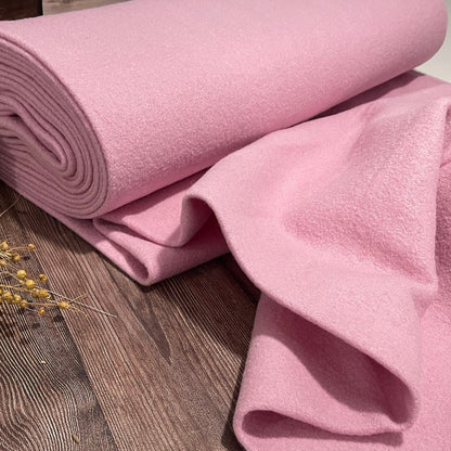 100% Wollstoff, rosa 385 g/m²
