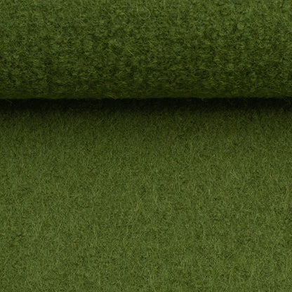 100 % Wollstoff, warmes Grün 385 g/m²