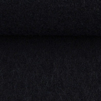 100% Wollstoff, dunkelblau, 385 g/m²