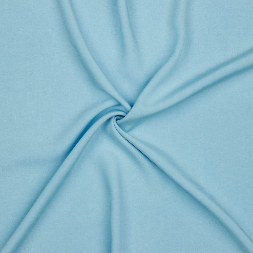 100 % Viskose-Stoff, hellblau, 110 g/m²