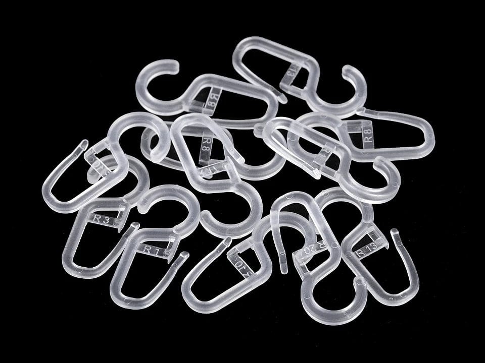Transparente Gardinenhaken (20er-Set)