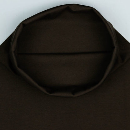 Fabric finishing edge | cuff - chocolate brown 270 g/m²