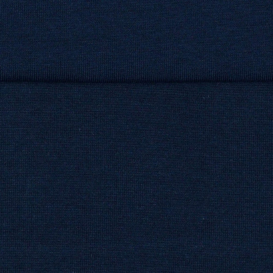 Bord de finition en tissu | manchette bleu foncé 270 g/m²
