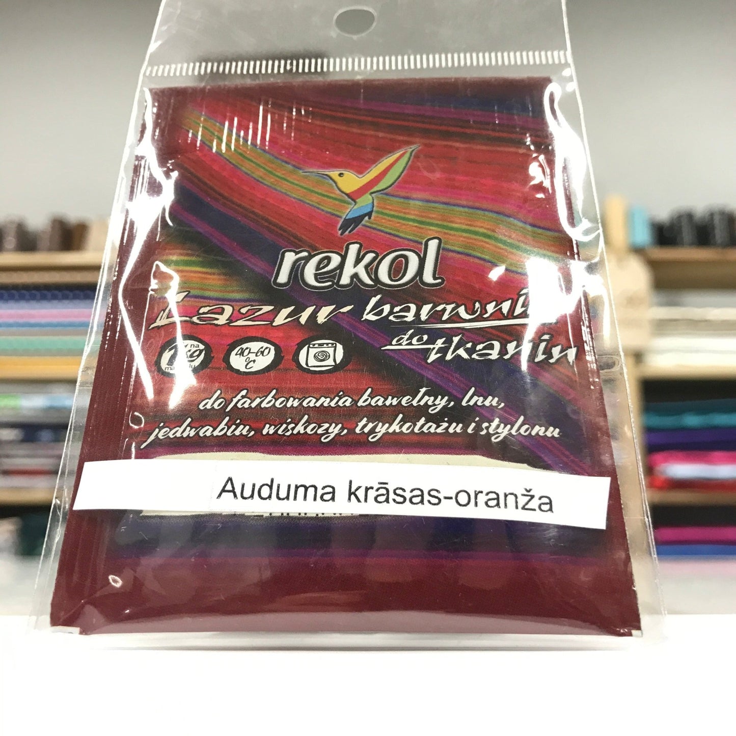 Fabric dye for washing machine - orange