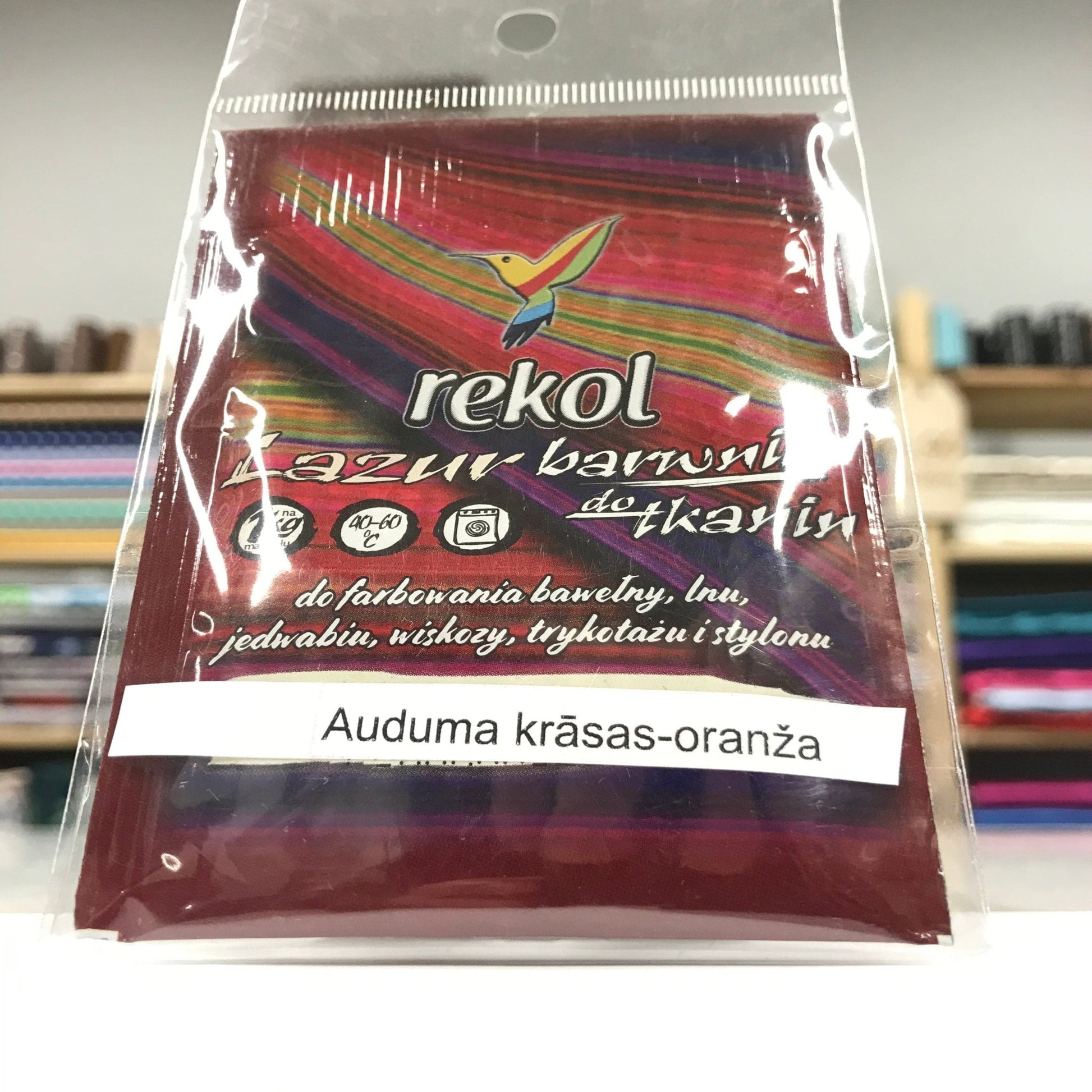 Fabric dye for washing machine - orange